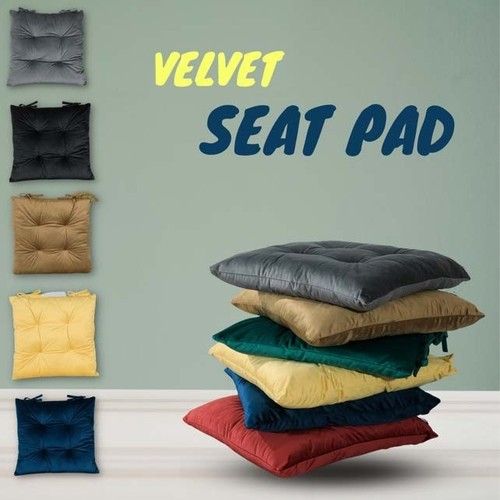 Velvet seat pad 40x40cm padded - seat,