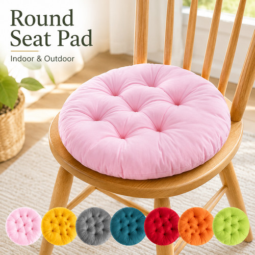 Solid round chair seat - seat, pad
