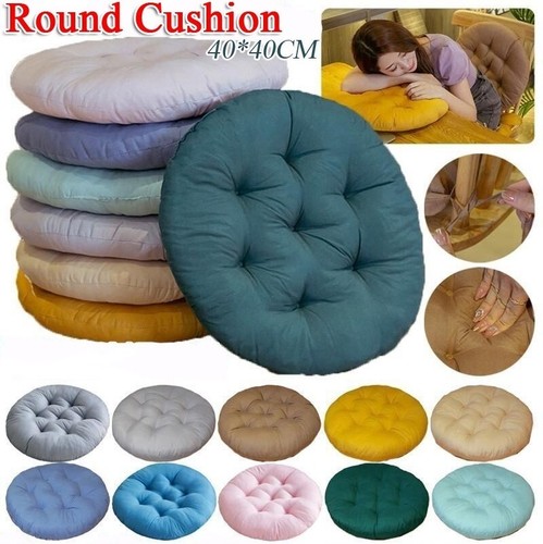 Solid round chair seat pad - seat,