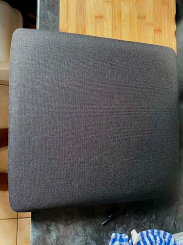 Dining chair seat pads grey