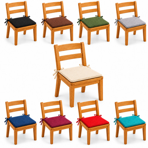 Removable chair seat pads - seat, with